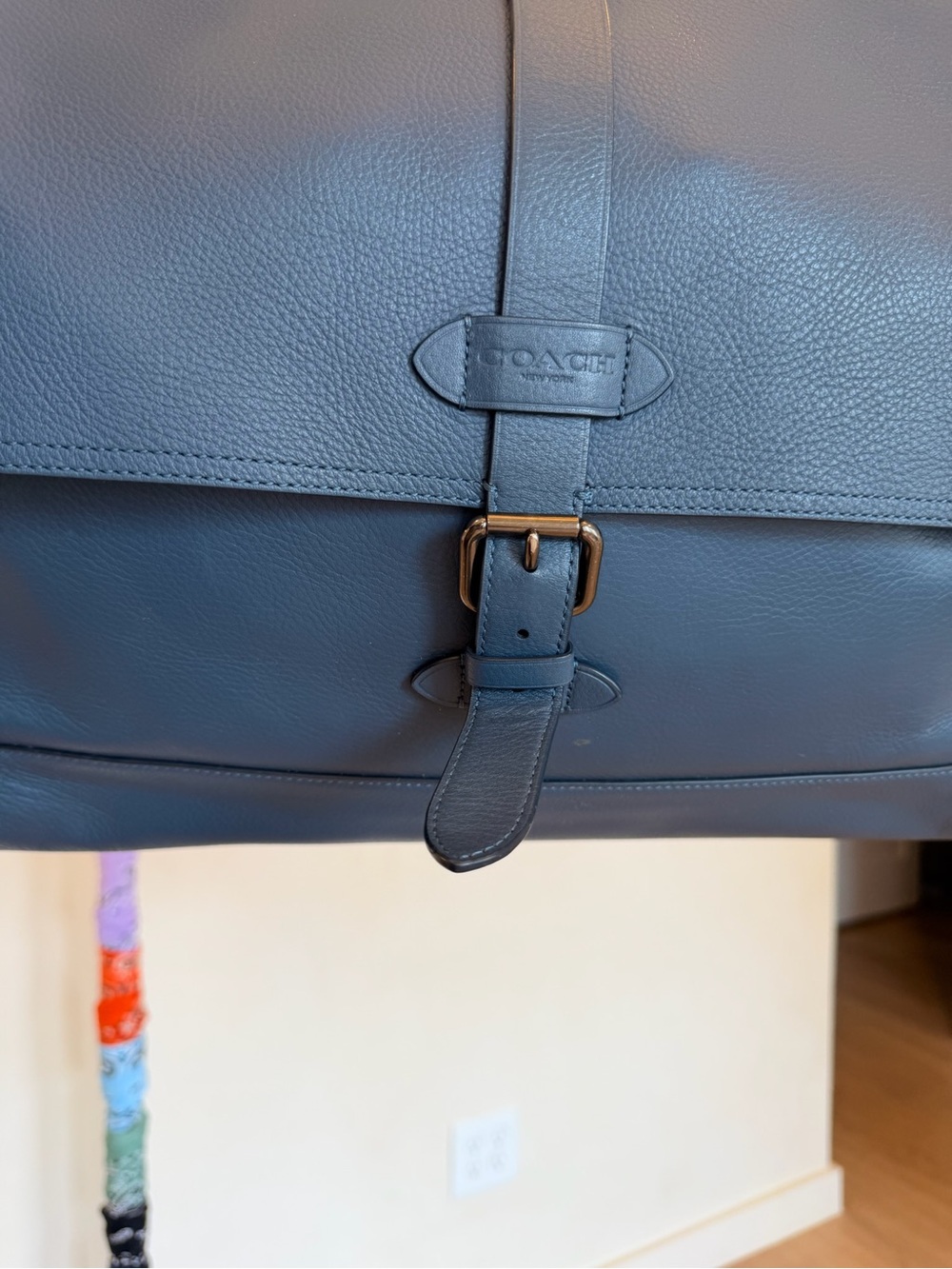 Coach Hudson Messenger Bag Duke Blue - Picture 9 of 10